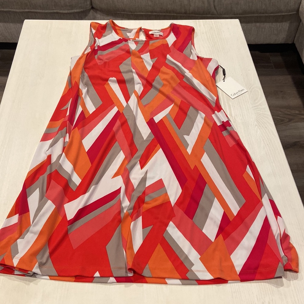 Calvin Klein Lightweight Summer Dress, NWT, Size 14 - Picture 3 of 6
